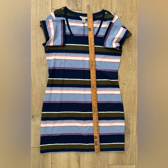 Tommy Bahama Shoreside Stripe T-shirt Dress NWOT Size L - Picture 6 of 9